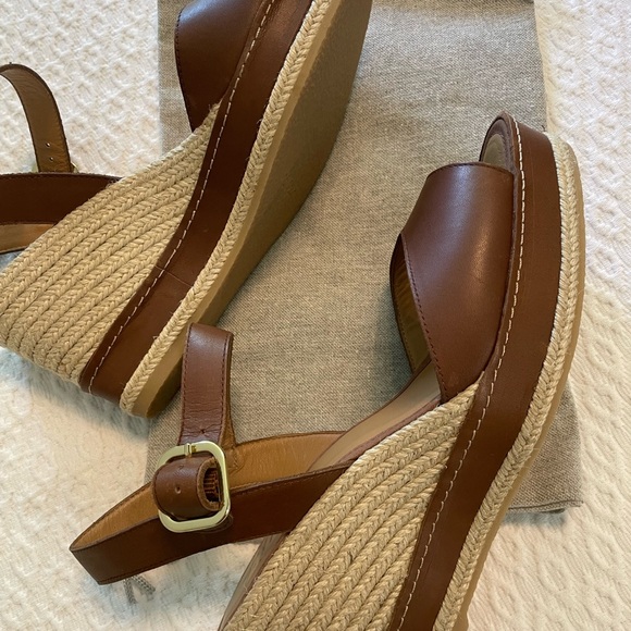 Aquatalia Leena Caramel espadrilles size 9/39 - Picture 9 of 12